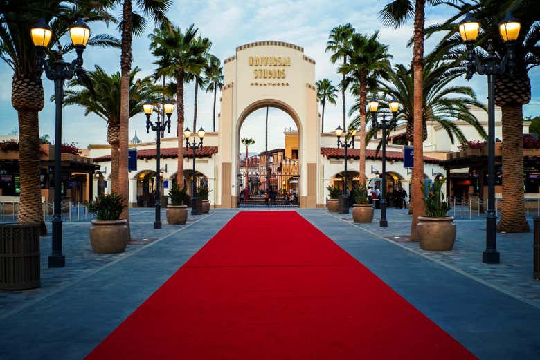Entrada do Universal Studios Hollywood