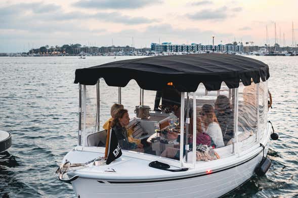 Passeio de barco elétrico por Marina del Rey